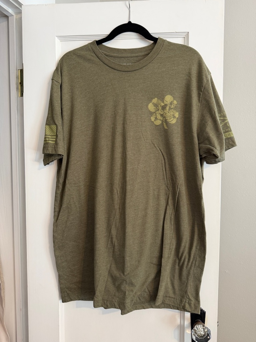Grunt Style Olive Green Short Sleeve Graphic Tee